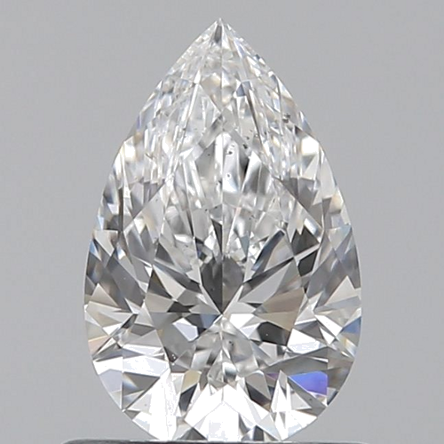 0.64 carat D-SI1 Natūralus Pear Deimantas (1)