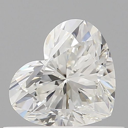 0.54 carat H-VVS1 Natūralus Heart Deimantas (1)