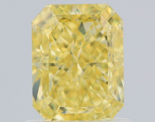 1.07 carat Fancy Intense Yellow-VS1 Natūralus Radiant Deimantas (1)