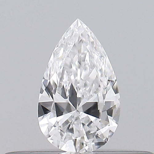 0.19 carat D-VS1 Natūralus Pear Deimantas (1)