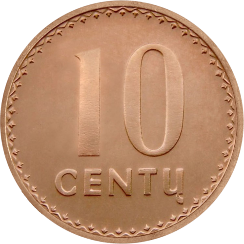 1991 Lietuva 10 centų moneta (1)