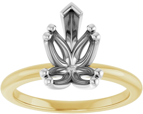 Sužadėtuvių Žiedas „Twin-Prong Octet® Solitaire“ 14k yellow/white gold Pear 11.5mm x 7mm (3)