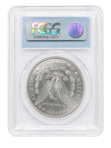 1 Dollar Morgan 1885 USA Silver Coin PCGS MS63 (2)