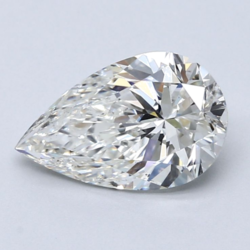2.01 carat G-SI2 Natūralus Pear Deimantas (1)
