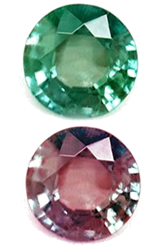 0.14 carat GREEN Round Alexandrite (1)