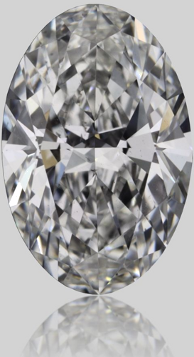 0.52 carat F-SI1 Natūralus Oval Deimantas (1)