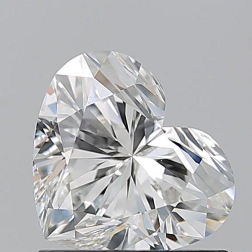 1.01 carat H-VS1 Natūralus Heart Deimantas (1)