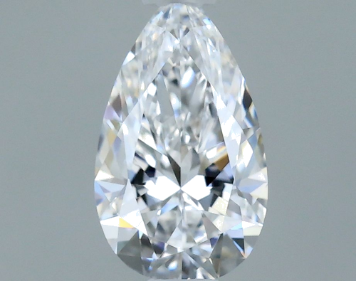 0.32 carat D-VVS1 Natūralus Pear Deimantas (1)