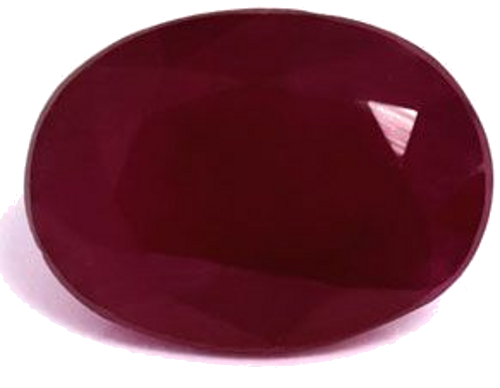 1.25 carat RED Oval Rubinas (1)