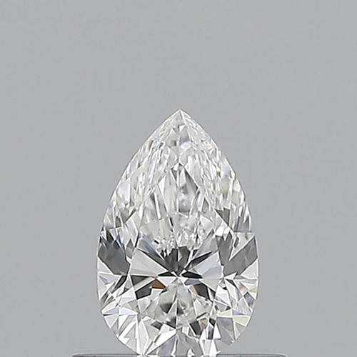 0.51 carat D-VVS2 Natūralus Pear Deimantas (1)