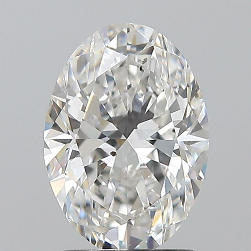 1.7 carat E-SI1 Natūralus Oval Deimantas (1)