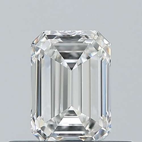 0.5 carat F-VVS2 Natūralus Emerald Deimantas (1)