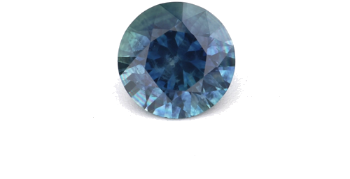 0.62 carat BLUE Round Safyras (1)