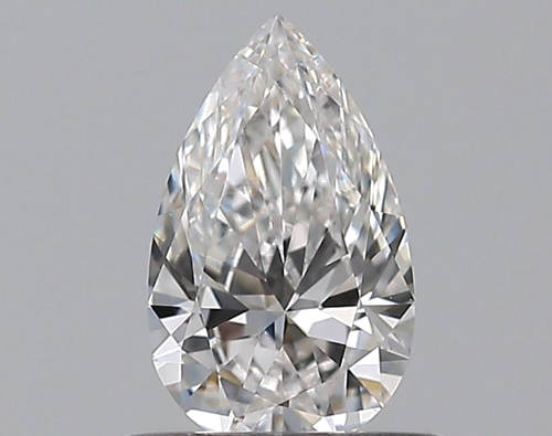 0.5 carat F-VS1 Natūralus Pear Deimantas (1)