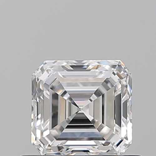0.59 carat F-VVS1 Natūralus Asscher Deimantas (1)