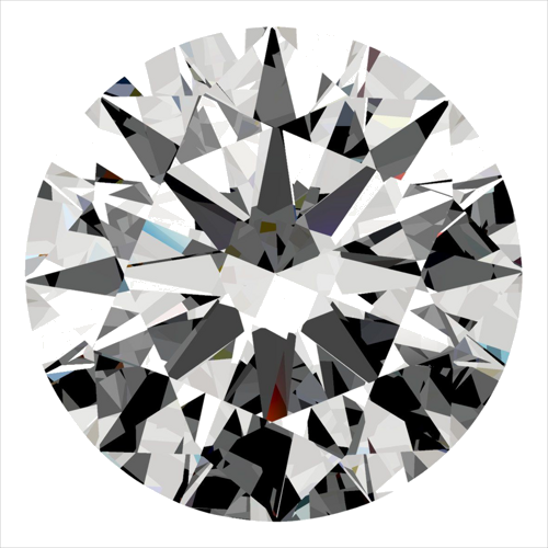 0.32 carat F-VVS2 Excellent cut Natūralus Round Deimantas (1)