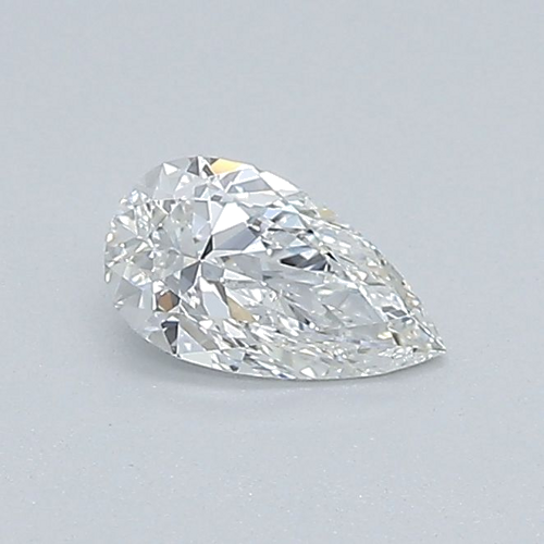 0.3 carat G-VS2 Natūralus Pear Deimantas (1)