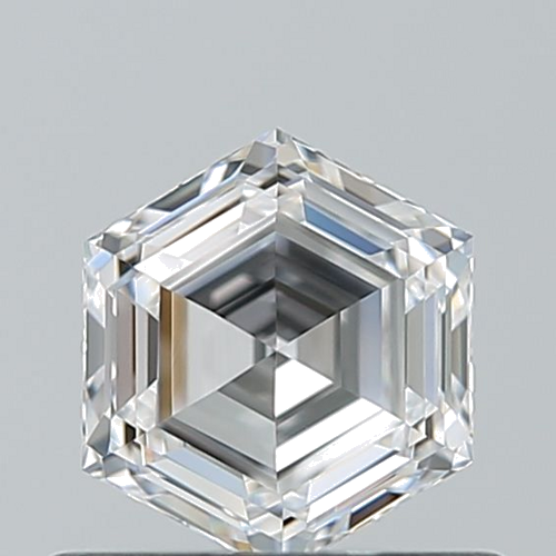 0.5 carat D-VVS1 Natūralus Hexagonal Deimantas (1)