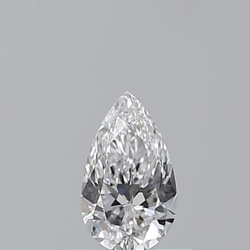 0.4 carat D-VVS2 Natūralus Pear Deimantas (1)