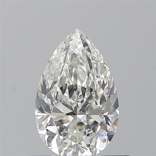 0.7 carat H-VVS2 Natūralus Pear Deimantas (1)