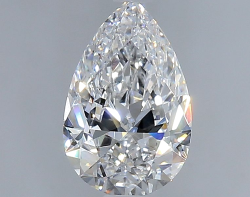 1.0 carat D-SI1 Natūralus Pear Deimantas (1)