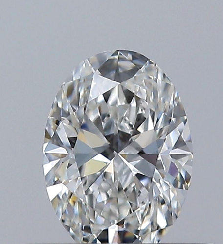 0.4 carat F-VVS2 Natūralus Oval Deimantas (1)