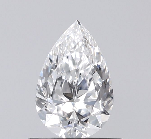 0.5 carat E-SI1 Natūralus Pear Deimantas (1)