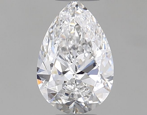 0.4 carat D-VVS2 Natūralus Pear Deimantas (1)