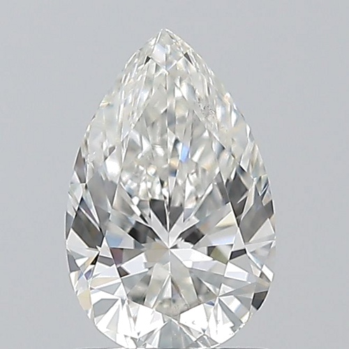 1.0 carat G-SI1 Natūralus Pear Deimantas (1)