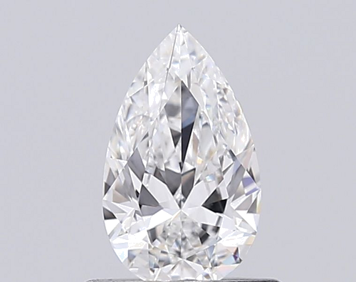 0.6 carat F-VVS1 Natūralus Pear Deimantas (1)