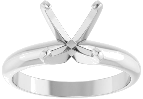 Sužadėtuvių Žiedas „Light Solitaire“ 585 Baltojo Aukso Square 6.5mm (3)