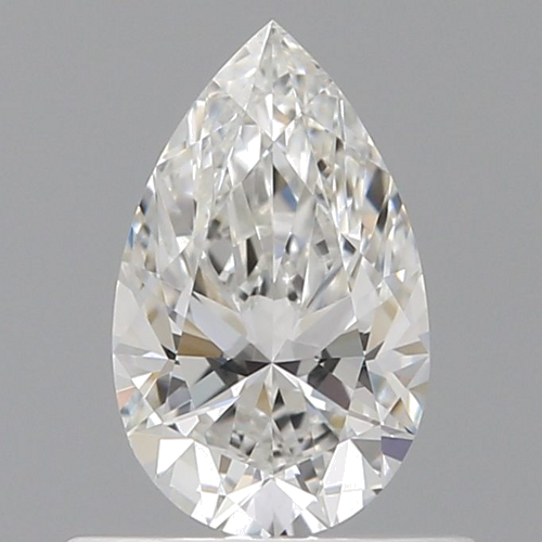 0.5 carat F-VVS1 Natūralus Pear Deimantas (1)