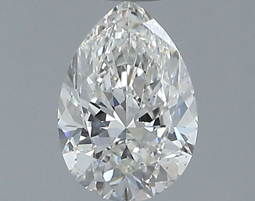 0.5 carat H-VS2 Natūralus Pear Deimantas (1)