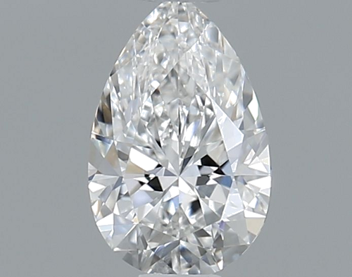 0.5 carat F-VVS2 Natūralus Pear Deimantas (1)