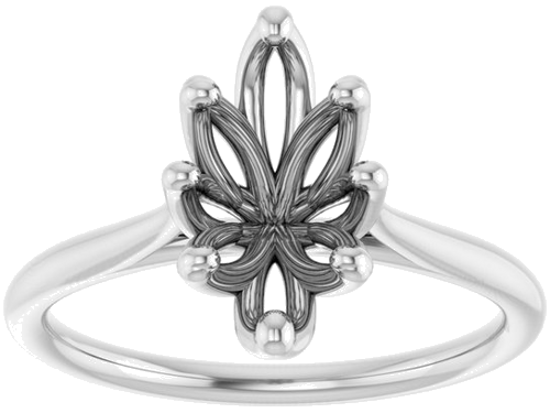 Sužadėtuvių Žiedas „Cathedral-Style Solitaire“ 14k white gold Marquise 10.5mm x 5.5mm (3)