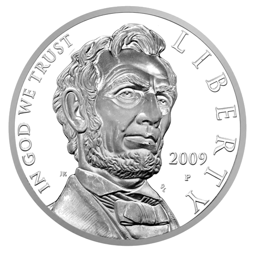 1 dolārs Ābrahams Linkolns 2009 ASV sudraba monēta (1)