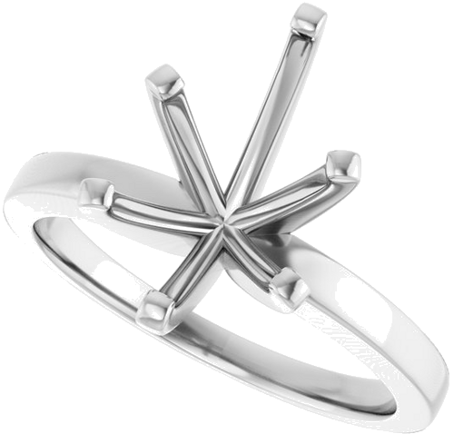 Sužadėtuvių Žiedas „Solitaire“ 14k white gold Pear 12mm x 8mm (5)