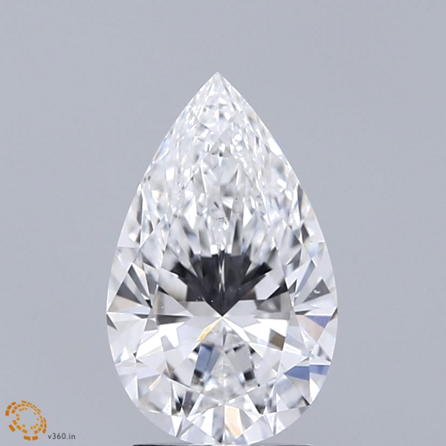 2.01 carat E-VS2 Natūralus Pear Deimantas (1)