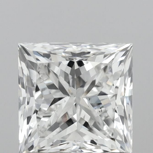 1.08 carat F-SI1 Natūralus Princess Deimantas (1)