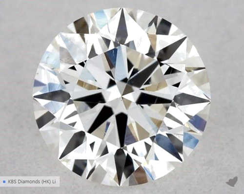 0.5 carat G-VS1 Excellent cut Natūralus Round Deimantas (1)