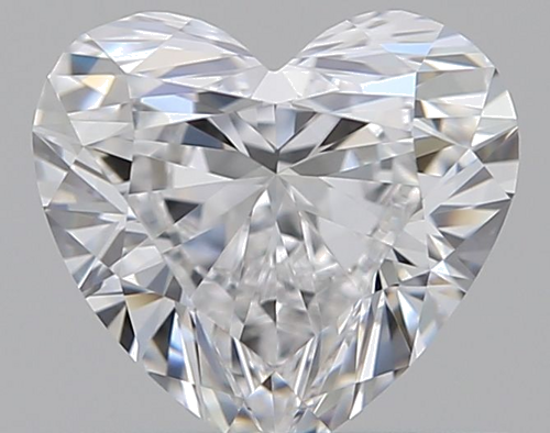 0.5 carat D-VVS2 Natūralus Heart Deimantas (1)