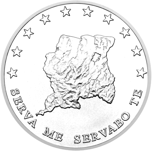 1 oz Самородно злато 2013 Суринам сребърна монета (1)