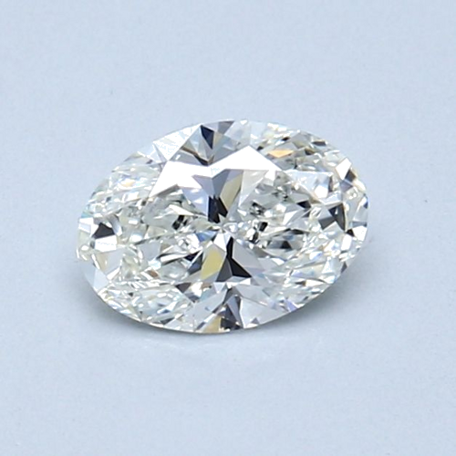 0.5 carat H-VS2 Natūralus Oval Deimantas (1)