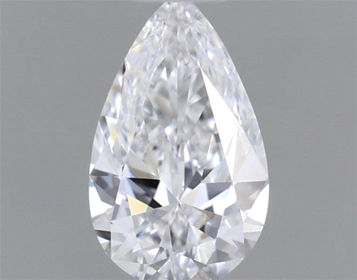 0.4 carat D-VVS1 Natūralus Pear Deimantas (1)