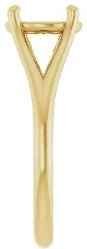 Sužadėtuvių Žiedas „Solitaire“ 14k yellow gold Round 8.2mm (4)