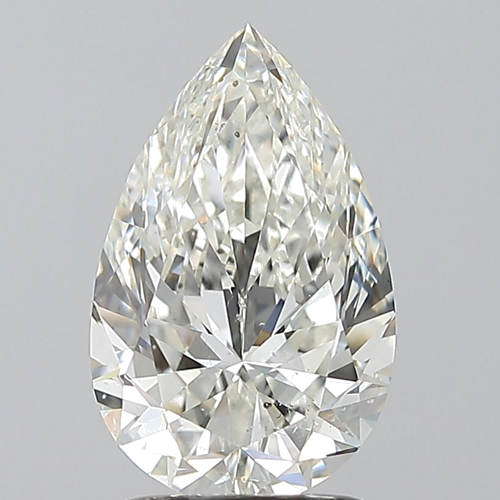 2.01 carat I-SI2 Natūralus Pear Deimantas (1)