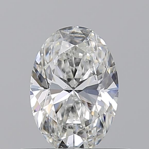 0.53 carat G-SI2 Natūralus Oval Deimantas (1)