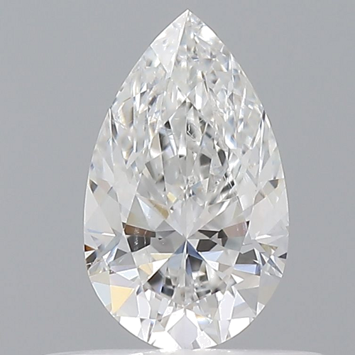 0.5 carat E-SI1 Natūralus Pear Deimantas (1)
