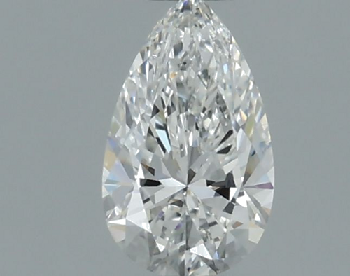 0.3 carat F-VVS2 Natūralus Pear Deimantas (1)