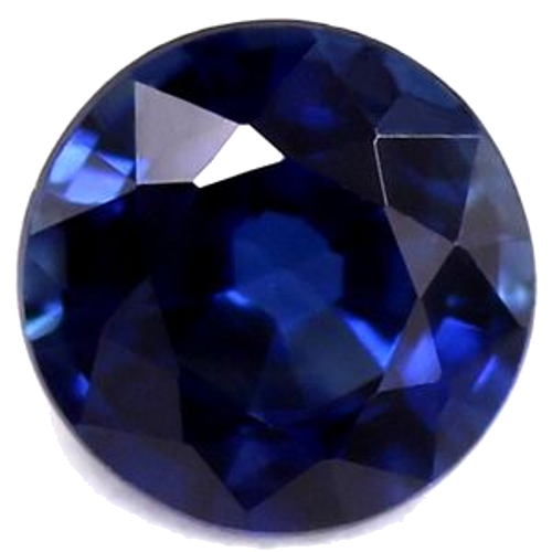 0.52 carat BLUE Round Safyras (1)